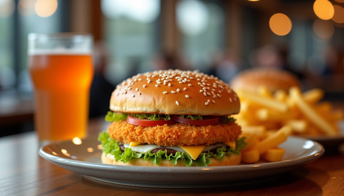 Filet-O-Fish servi sur un plateau, accompagné de frites et d