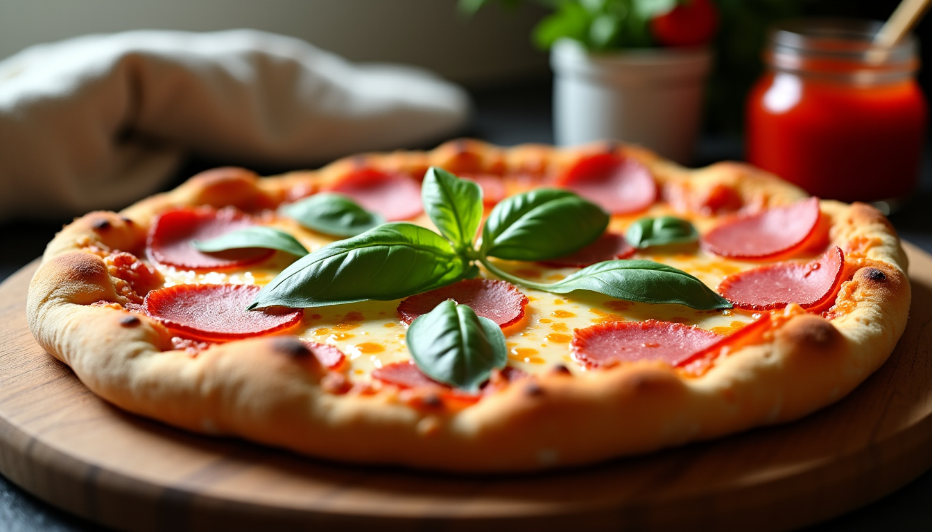 Réussir une pizza au jambon maison en 2026, c’est facile