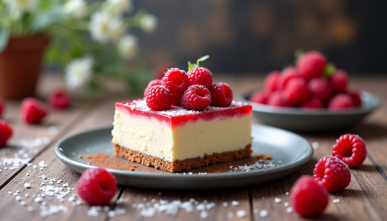 Préparation d’un tiramisu aux fruits rouges avec fraises et framboises