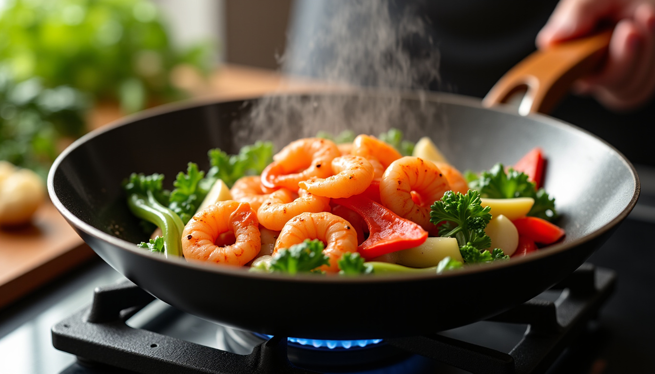 Comment réussir un wok de crevettes savoureux en 2026 ?
