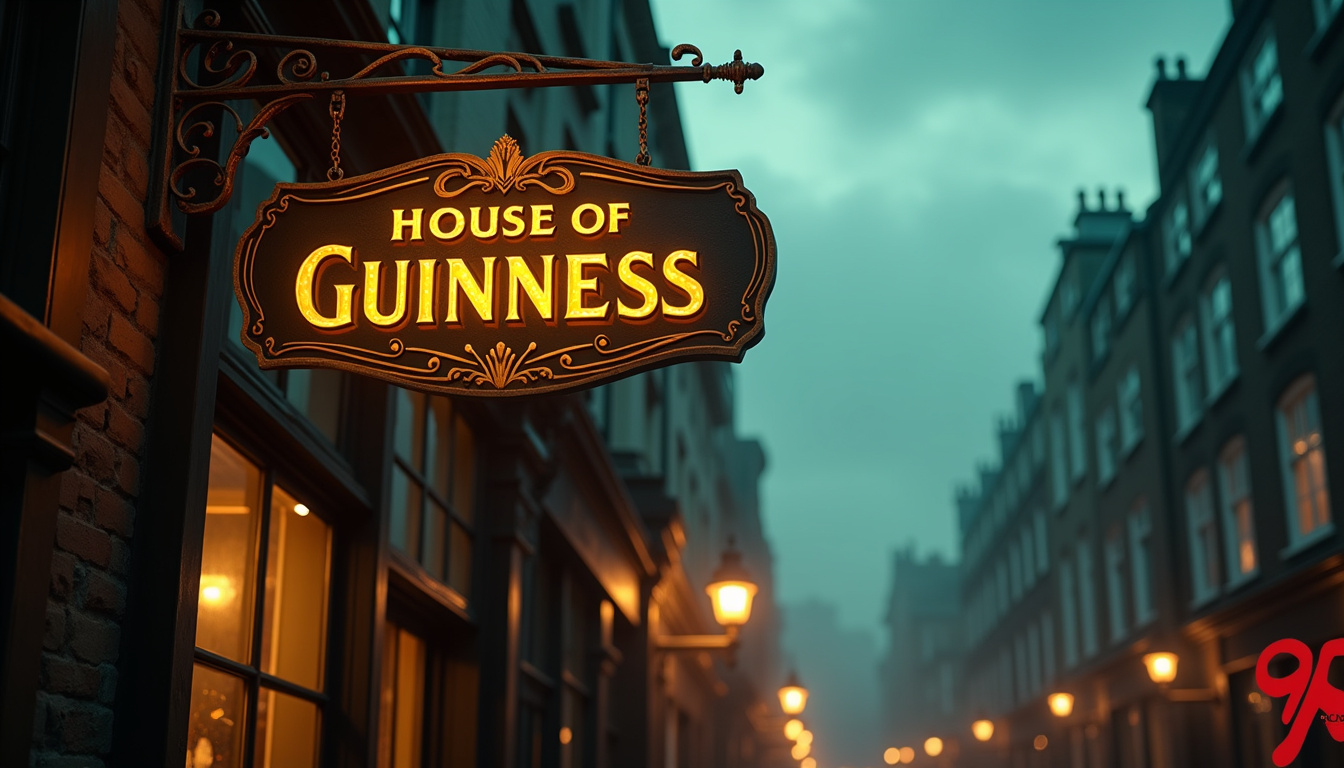 Affiche officielle de la série House of Guinness sur Netflix