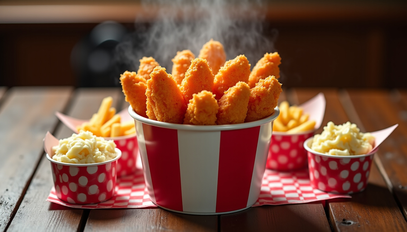 Le menu Bucket 10 Tenders KFC, un repas complet pour deux à prix malin en 2026