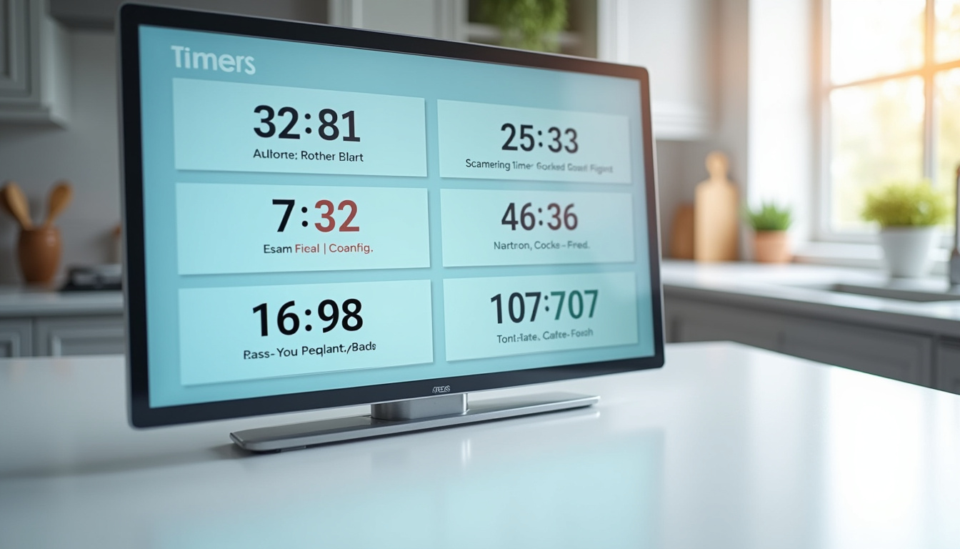 Interface du minuteur en ligne de Table à Découvert affichant plusieurs cuissons simultanées